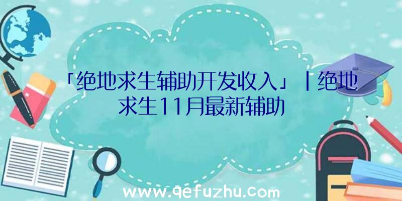 「绝地求生辅助开发收入」|绝地求生11月最新辅助